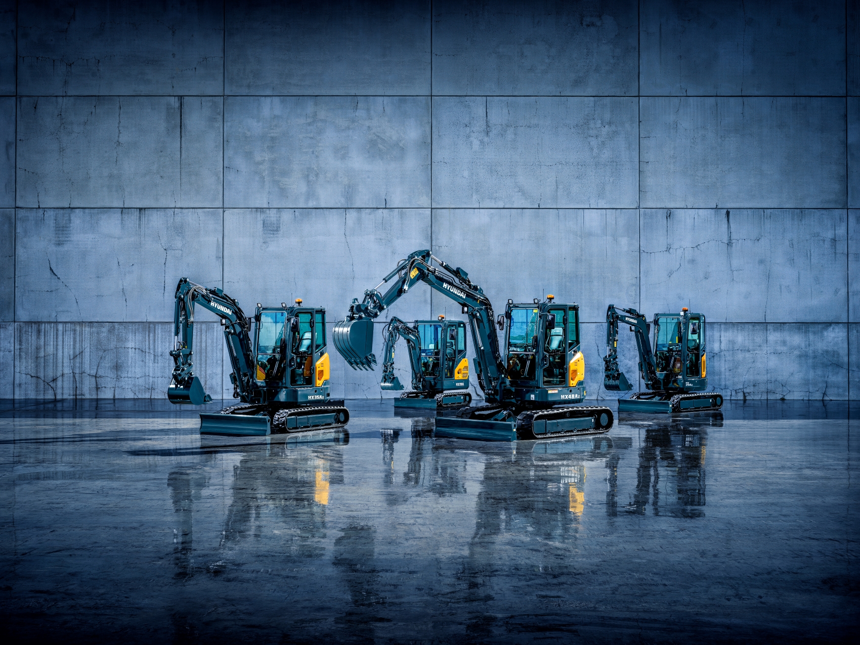 Hyundai stelt nieuwe minigravers voor - nieuwe standaard